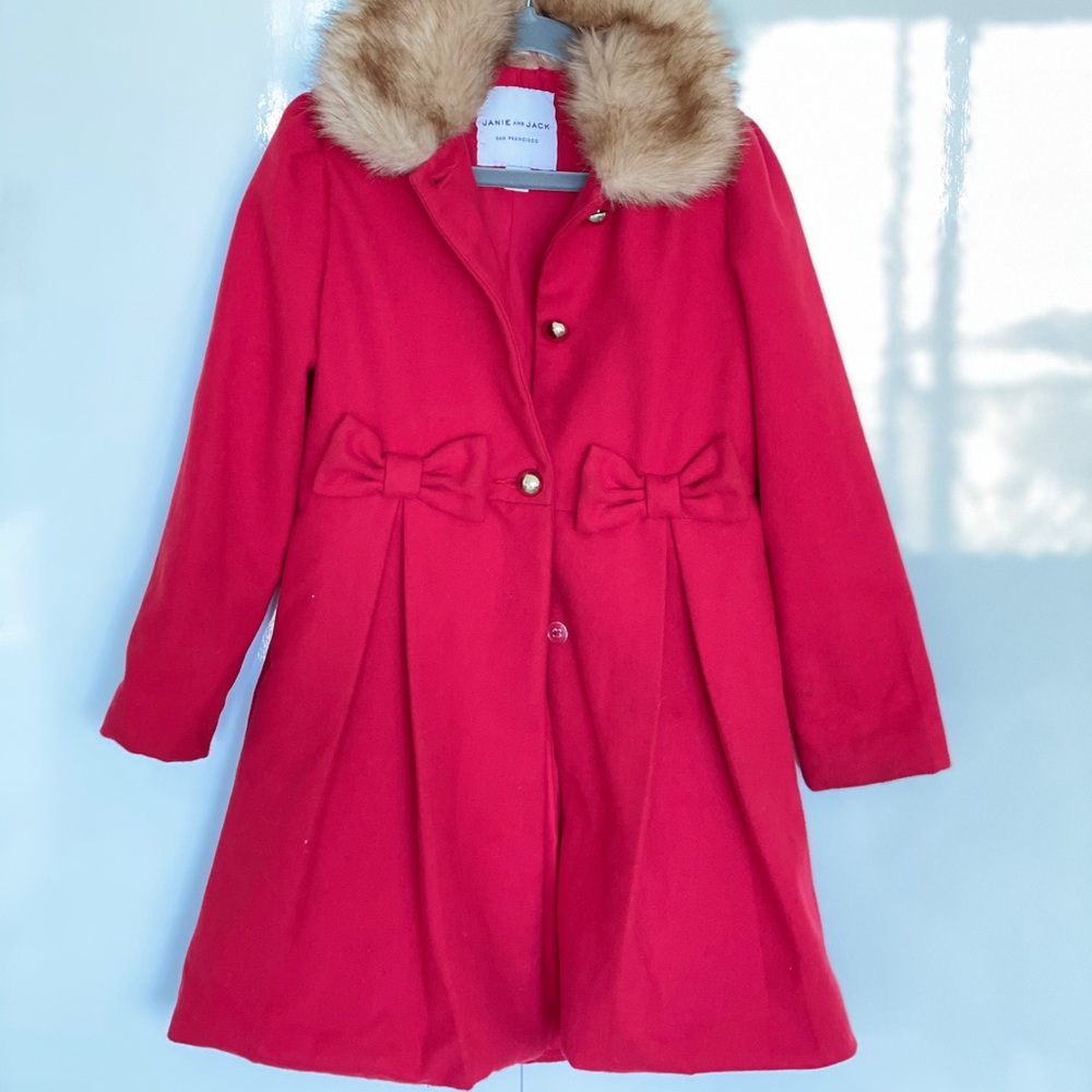 JANIE and JACK coat 🧥 ❤️ size 5-6